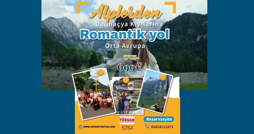 OTOBÜSLÜ ORTAAVRUPA ROMANTİK YOL ALP DAĞLARI 