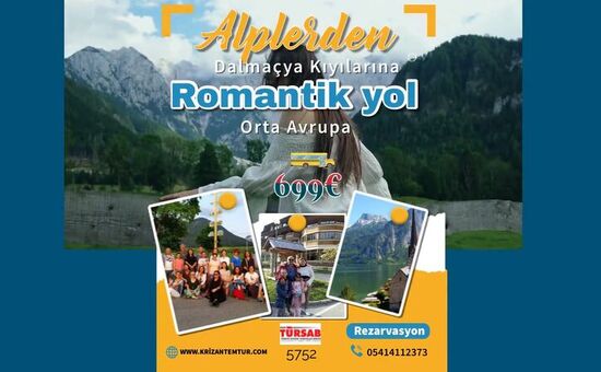 OTOBÜSLÜ ORTAAVRUPA ROMANTİK YOL ALP DAĞLARI 